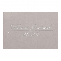 Еженедельник датирован 2026 карман. VELOUR, 85*153, светло-серый, штуч.кожа Buromax BM.2891-20