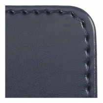 Еженедельник датирован 2026 карман. BRAVO, 85*153, синий, штуч. кожа/поролон Buromax BM.2893-02