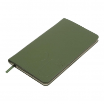 Еженедельник датирован 2026 карман. MORANDI STYLE, 85*153, зеленый, штуч. кожа Buromax BM.2897-04