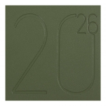 Еженедельник датирован 2026 карман. MORANDI STYLE, 85*153, зеленый, штуч. кожа Buromax BM.2897-04