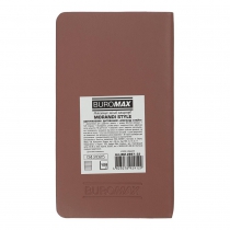 Еженедельник датирован 2026 карман. MORANDI STYLE, 85*153, медный, штуч. кожа Buromax BM.2897-33