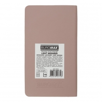 Еженедельник датирован 2026 карман. LIGHT MORANDI, 85*153, какао, штуч. кожа Buromax BM.2898-40