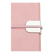 Еженедельник датирован 2026 карман. VELOUR, 153*87, розовый, штуч. кожа Buromax BM.2902-10