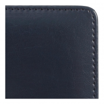 Еженедельник датирован 2026 карман. BRAVO, 153*87, синий, штуч. кожа/поролон Buromax BM.2904-02