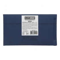 Щотижневик датований 2026 кишеньк. ORION, 153*87, синій, штуч. шкіра/поролон Buromax BM.2906-02