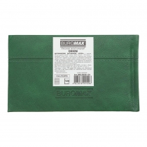 Еженедельник датирован 2026 карман. ORION, 153*87, зеленый, штуч. кожа/поролон Buromax BM.2906-04