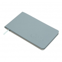 Еженедельник датирован 2026 карман. LIGHT MORANDI, 153*87, светло-синий, штуч. кожа Buromax BM.2910-30