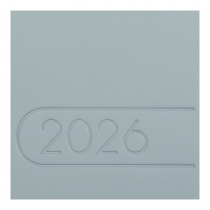 Еженедельник датирован 2026 карман. LIGHT MORANDI, 153*87, светло-синий, штуч. кожа Buromax BM.2910-30