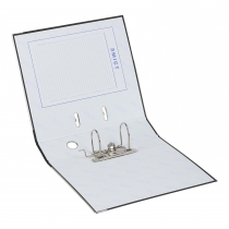 Регистратор LUX одност. JOBMAX А4, 70мм PP, черный, сборный Buromax BM.3011-01c