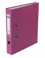 Регистратор односторонний LUX JOBMAX А4, 50мм PP, розовый, сборный Buromax BM.3012-10c