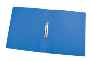Папка пластиковая с 2-ма кольцами, А4 (25мм), JOBMAX, синий Buromax BM.3161-02
