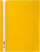 Швидкозшивач пластик. А4, PP, жовтий Buromax BM.3311-08