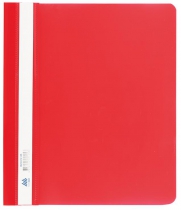 Швидкозшивач пластик. А5, PP, червоний Buromax BM.3312-05