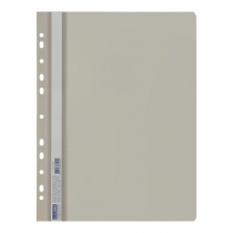 Папка-швидкозшивач з перфорацією. А4, сіра, 12шт/уп Buromax BM.3316-09