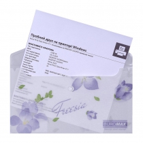 Папка-конверт DL на кнопці, FREESIA ARABESKI, напівпрозора, бузкова Buromax BM.3853-26