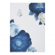 Папка-кутик А4, SHADES ARABESKI, напівпрозора, темно-синя Buromax BM.3854-03