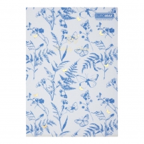 Папка-уголок А4, FERN ARABESKI, прозрачная, голубая Buromax BM.3854-14