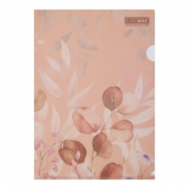 Папка-кутик А4, PEACH ARABESKI, напівпрозора, персикова Buromax BM.3854-46