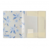 Папка А5 на гумках, MYOSOTIS ARABESKI, напівпрозора, маренго Buromax BM.3907-53