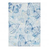 Папка А4 на резинках, MACHAON ARABESKI, полупрозрачная, синяя Buromax BM.3908-02