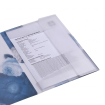 Папка А4 на резинках, SHADES ARABESKI, полупрозрачная, темно-синяя Buromax BM.3908-03