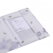 Папка А4 на резинках, FREESIA ARABESKI, полупрозрачная, сиреневая Buromax BM.3908-26