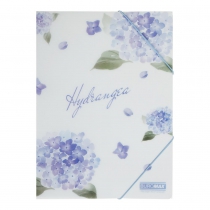 Папка А4 на резинках, DREAM ARABESKI, полупрозрачная, светло-синяя Buromax BM.3908-30