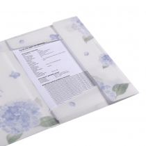 Папка А4 на гумках, DREAM ARABESKI, напівпрозора, світло-синя Buromax BM.3908-30