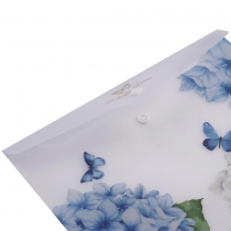 Папка-конверт А5 на кнопці, MYSTERY ARABESKI, напівпрозора, прозора Buromax BM.3919-00