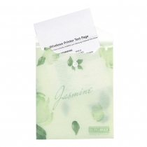 Папка-конверт А6 на кнопці, JASMINE ARABESKI, напівпрозора, м'ятна Buromax BM.3922-38