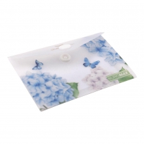 Папка-конверт А7 на кнопці, MYSTERY ARABESKI, напівпрозора, прозора Buromax BM.3923-00