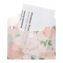 Папка-конверт А7 на кнопці, RAMIRA ARABESKI, напівпрозора, коралова Buromax BM.3923-27