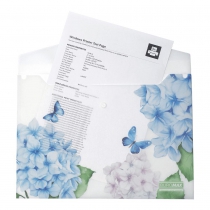 Папка-конверт А4 на кнопці, MYSTERY ARABESKI, напівпрозора, прозора Buromax BM.3943-00