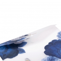 Папка-конверт А4 на кнопці, SHADES ARABESKI, напівпрозора, темно-синя Buromax BM.3943-03