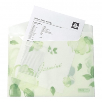 Папка-конверт А4 на кнопці, JASMINE ARABESKI, напівпрозора, м'ятна Buromax BM.3943-38