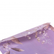 Папка-конверт А4 на кнопці, LILAC ARABESKI, напівпрозора, сливова Buromax BM.3943-48