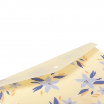 Папка-конверт А4 на кнопці, MYOSOTIS ARABESKI, напівпрозора, маренго Buromax BM.3943-53