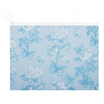 Папка-конверт А4 на zip-блискавці, GLADE ARABESKI, напівпрозора, синьо-сіра Buromax BM.3948-95