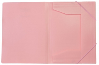 Папка на резинках FAVOURITE, PASTEL, А4, розовая Buromax BM.3954-10