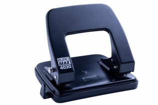 Діркопробивач металевий (до 25арк.), чорний Buromax BM.4030-01