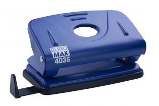 Дырокол металлический (10арк.), синий Buromax BM.4036-02