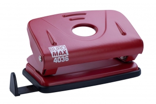 Діркопробивач металевий (до 10арк.), червоний Buromax BM.4036-05