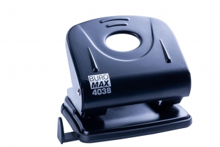 Дырокол металлический (к 30арк.), черный Buromax BM.4038-01