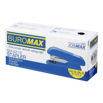 Степлер пластиковый в 20арк. (скобы №24, 26), черный Buromax BM.4212-01