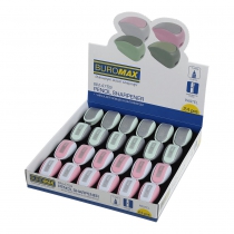 Точилка PASTEL с контейнером, 1 отв., пластик. корпус, ассорти Buromax BM.4759