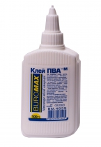 Клей ПВА ЛЮКС, 100 мл, колпачок-дозатор Buromax BM.4835