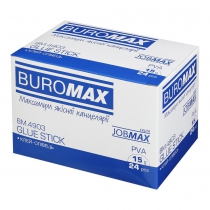 Клей-карандаш 15г, Buromax JOBMAX BM.4903