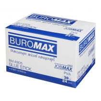 Клей-олівець 36 г, JOBMAX Buromax BM.4905