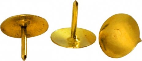 Кнопки золотые, 100шт. Buromax BM.5103