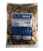 Резинки для денег, JOBMAX, 1000 г, ассорти Buromax BM.5517